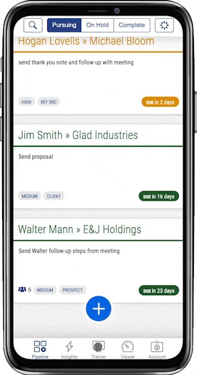 PipelinePlus Trainer on Mobile